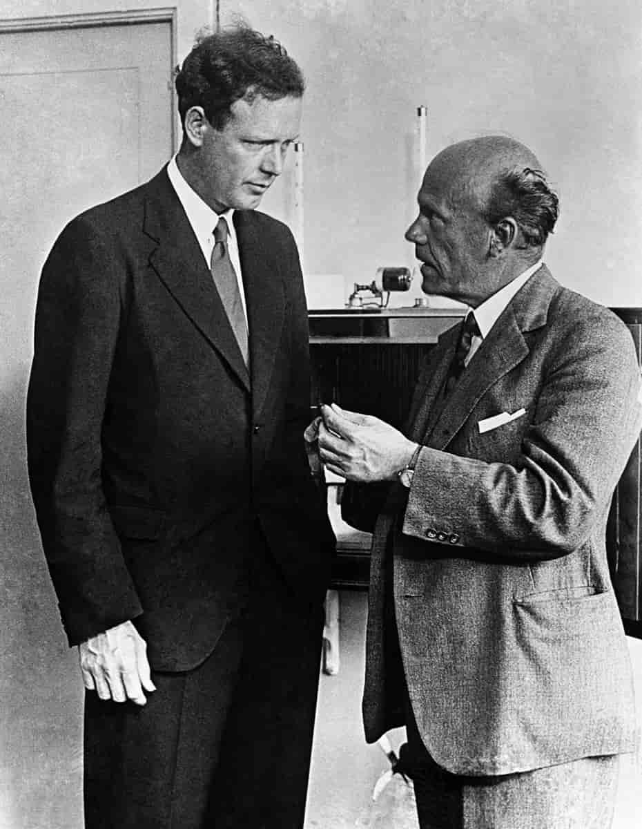 Albert Fischer sammen med Charles Lindbergh
