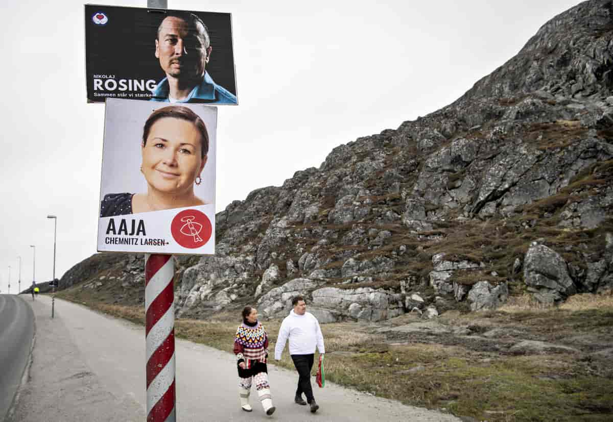 Grønlandske valgplakater