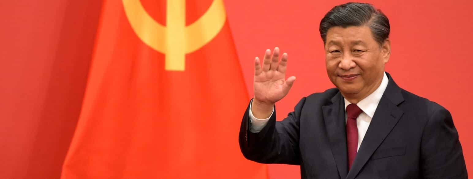 Præsident Xi Jinping den 23. oktober 2022 under partikongressen 