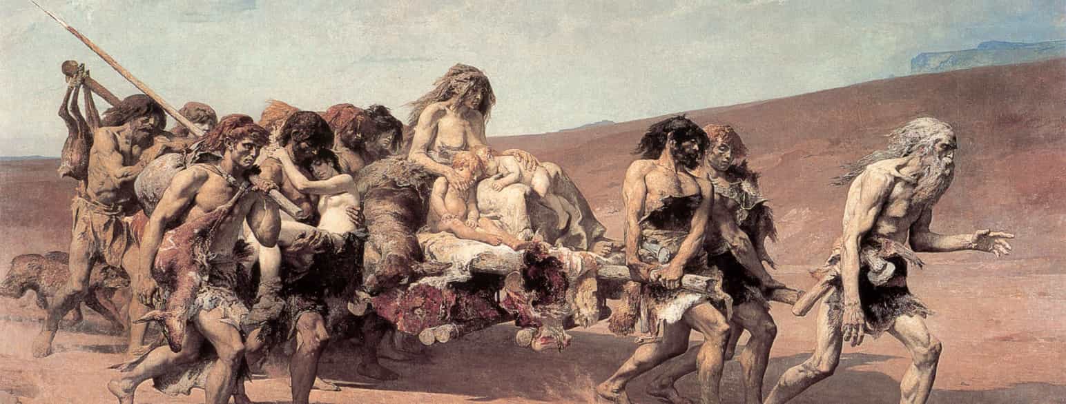 "Kain flygter fra Jehovas forbandelse", 1880