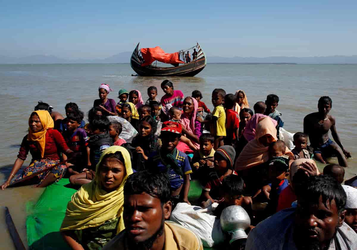 Ronhingya-flygtninge i Bangladesh i 2017