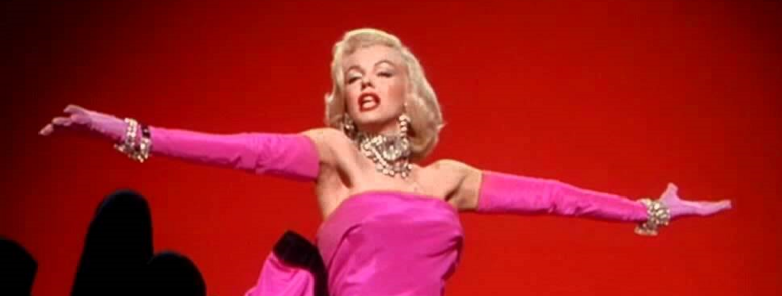 Marilyn Monroe i filmen "Gentlemen Prefer Blondes" fra 1953