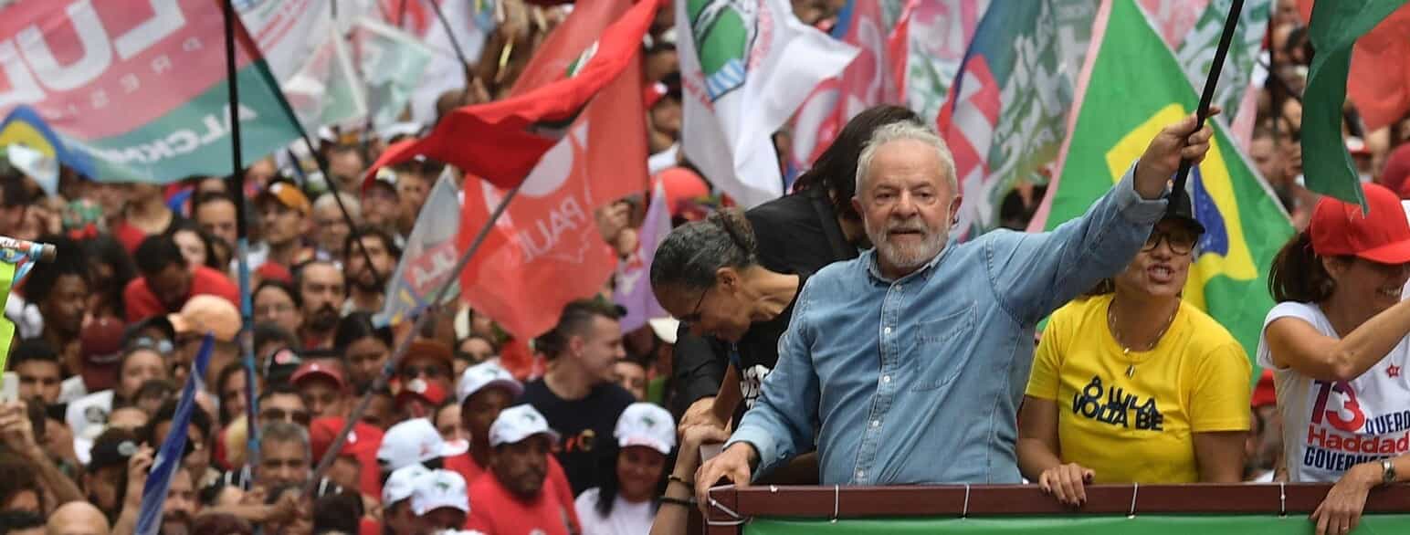Lula til vælgermøde i São Paolo den 29. oktober 2022