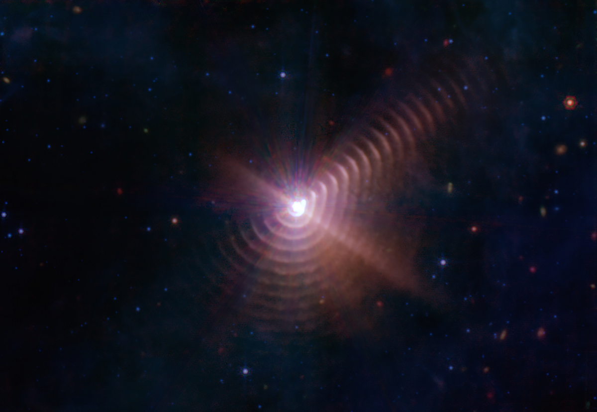 Wolf-Rayet stjernen WR140.