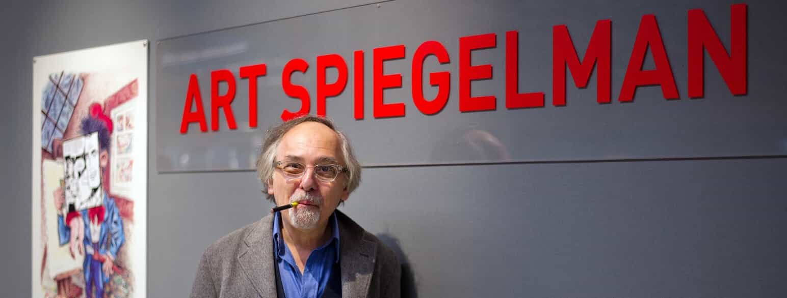 Art Spiegelman præsenterer egne værker i Pompidoucentret, 2012 