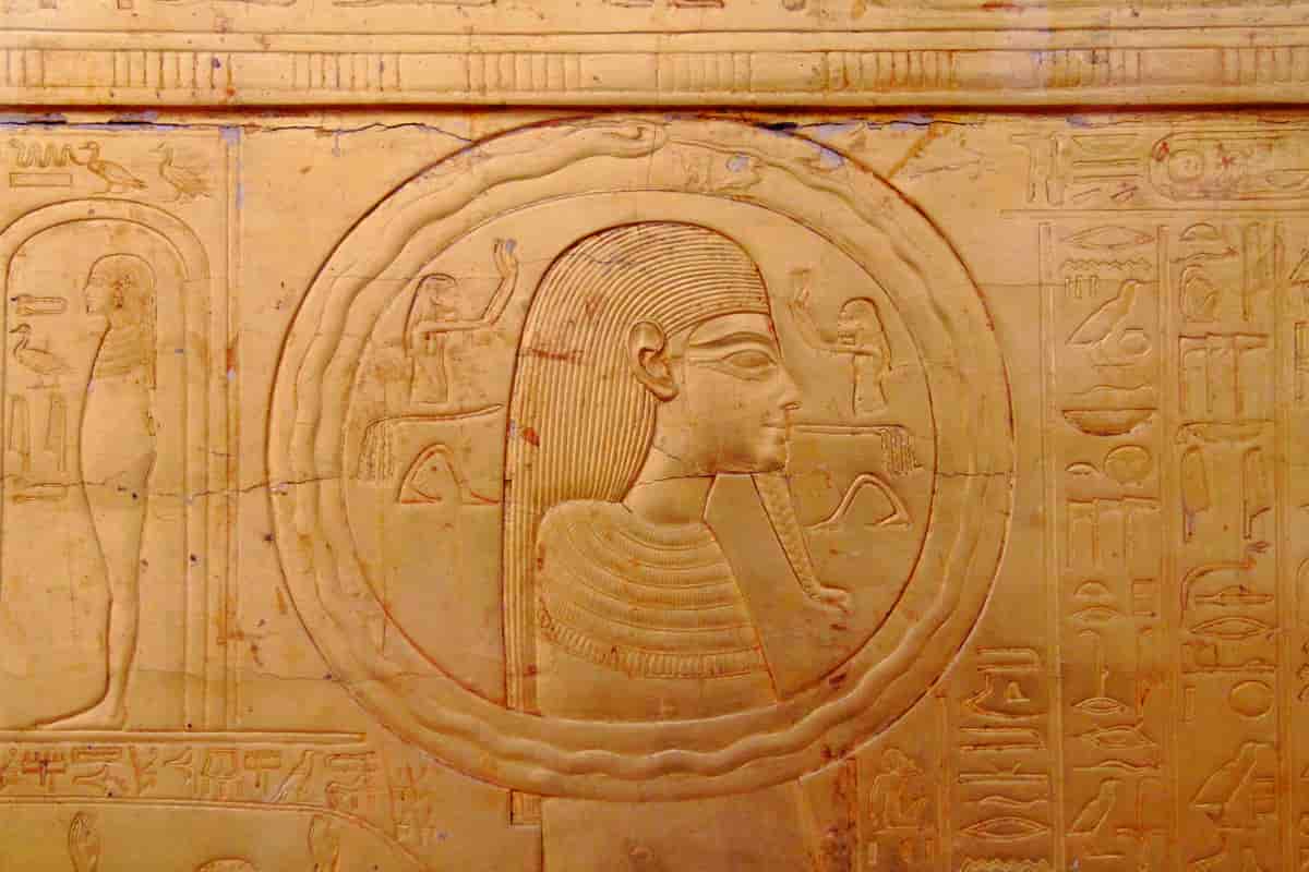 Detalje_Tutankhamons gyldne skrin 