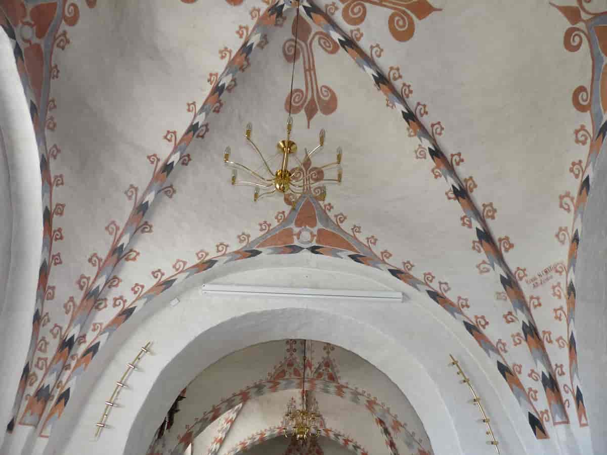 Kalkmalerier i Øster Højst Kirke