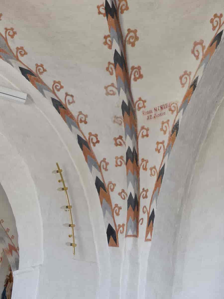 Kalkmalerier i Øster Højst Kirke