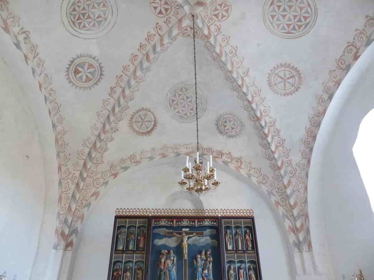 Kalkmalerier i Nørre Løgum Kirke