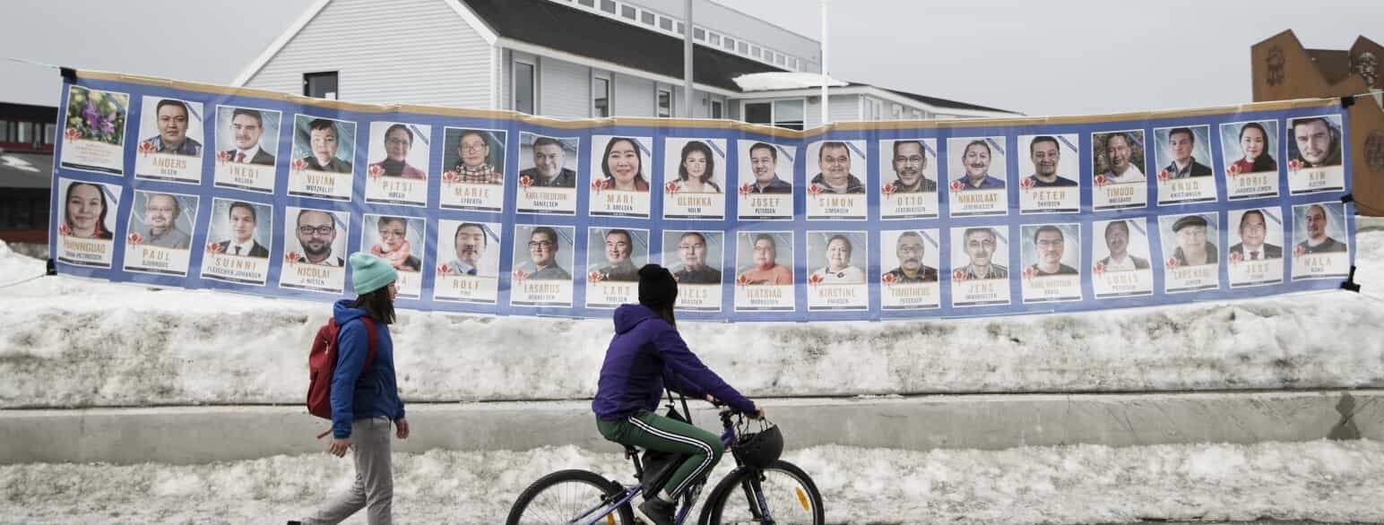 Grønlandske valgkampe foregår på mange platforme