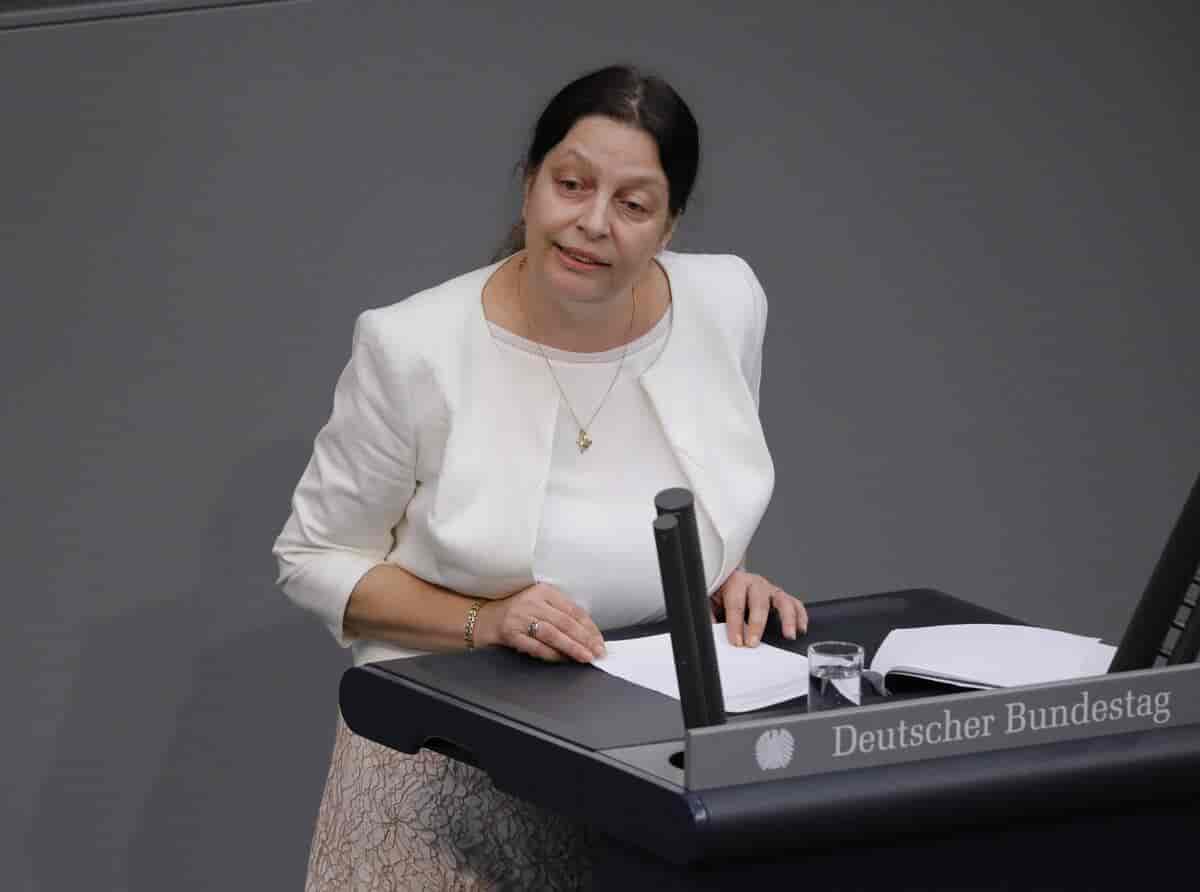 Birgit Malsack-Winkemann i Forbundsdagen i 2022.