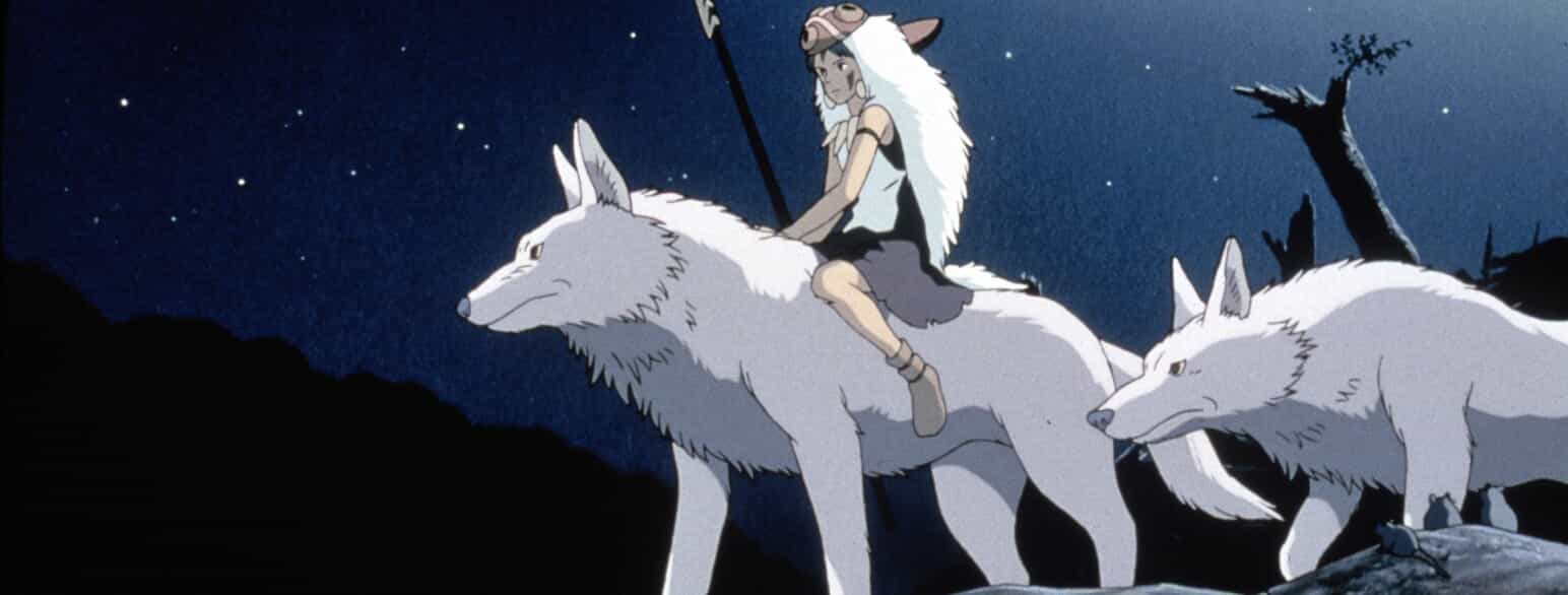 Princess Mononoke, japanske Hayao Miyazakis tegnefilm fra 1997. 