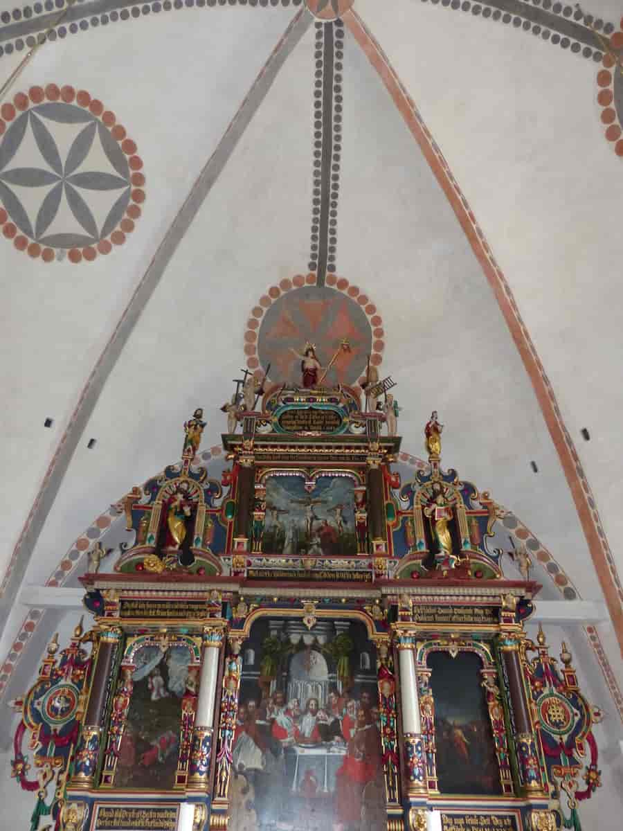 Kalkmalerier i Janderup Kirke