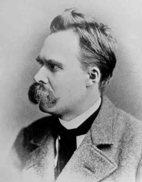 Friedrich Nietzsche potrætteret i 1885.