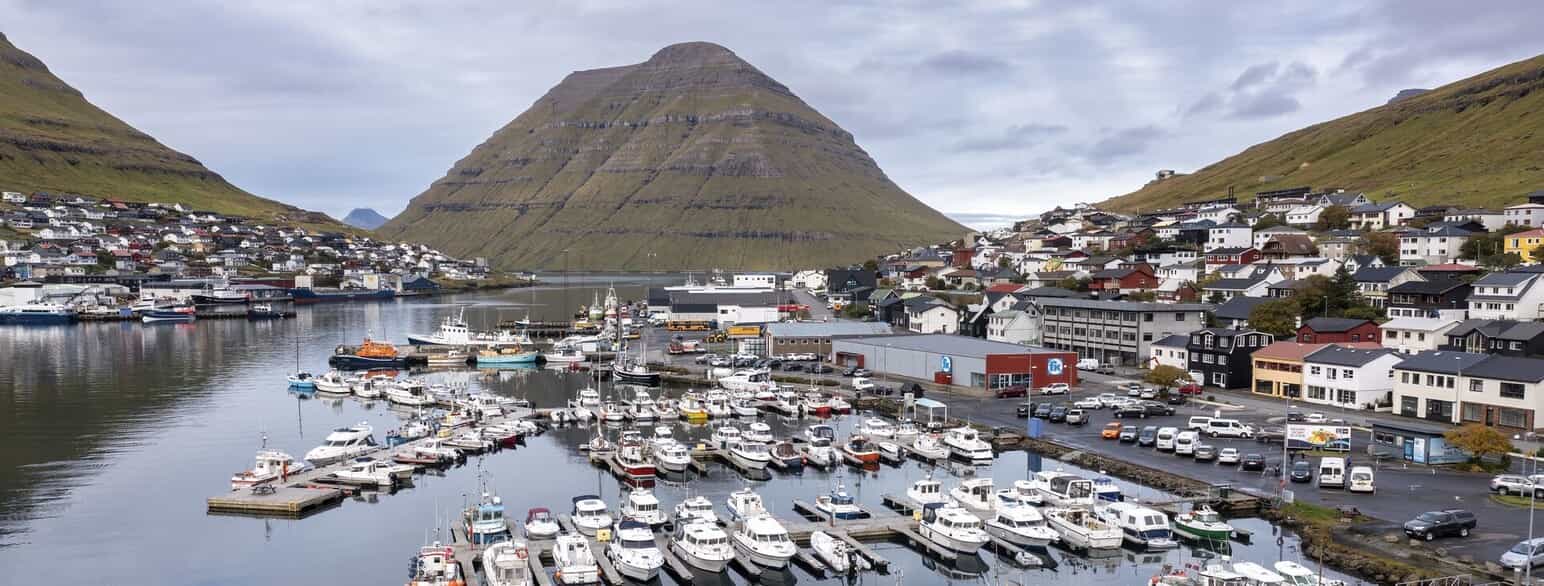 Klaksvík betegnes som Færøernes fiskerihovedstad.
