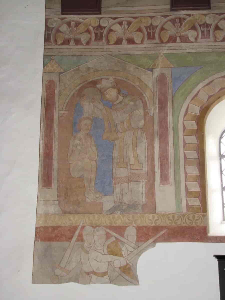 Kalkmaleri i Aal Kirke
