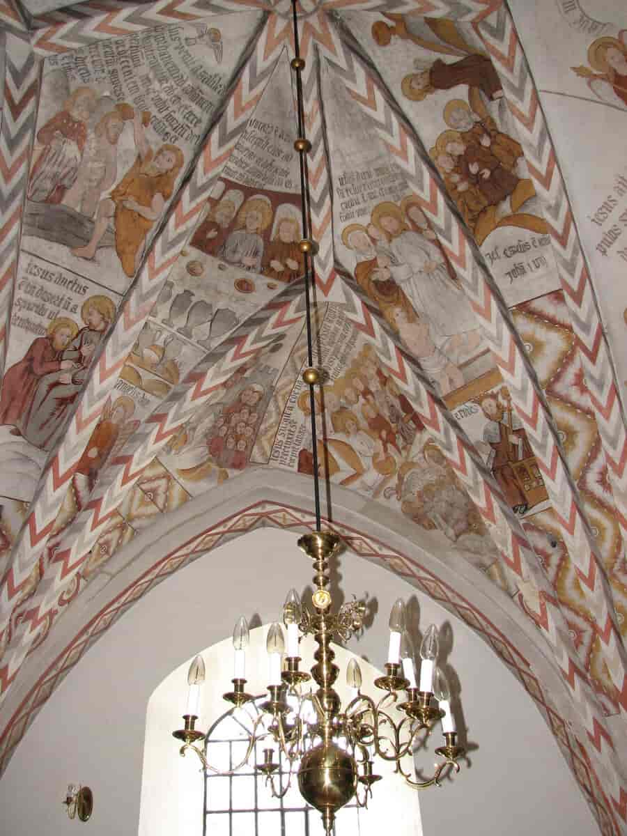 Kalkmalerier i Oddense Kirke