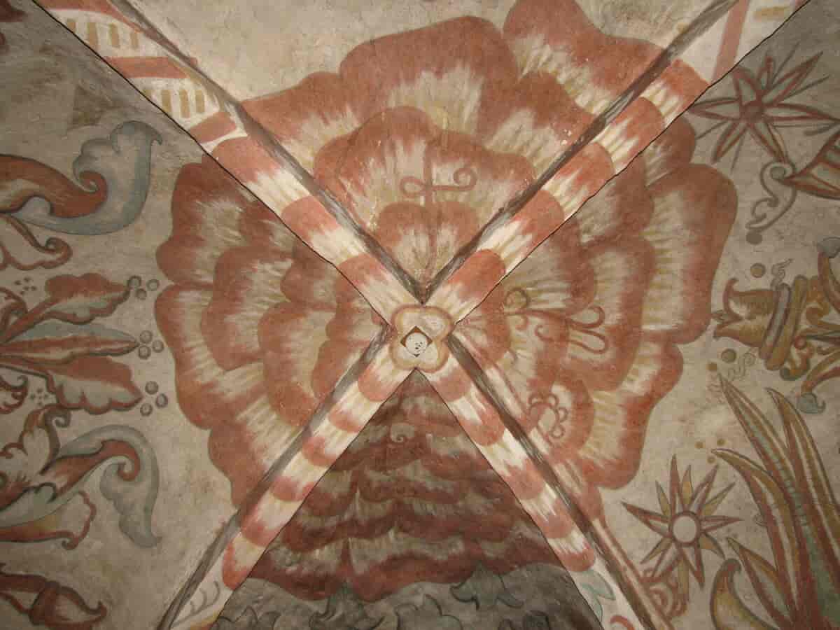Kalkmalerier i Melby Kirke