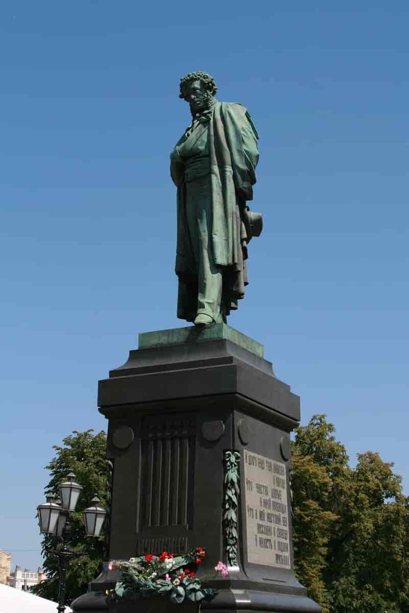 Statue af Pusjkin i Moskva