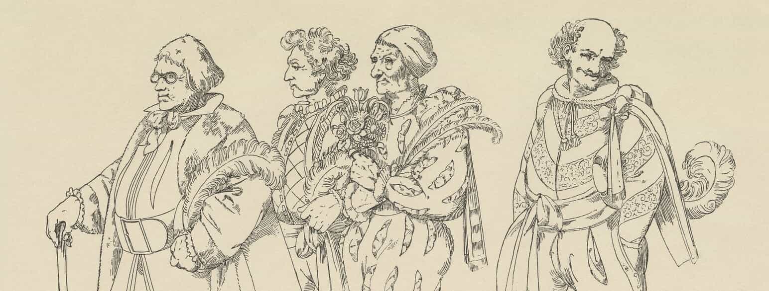 Mozart, The Marriage of Figaro, four figures