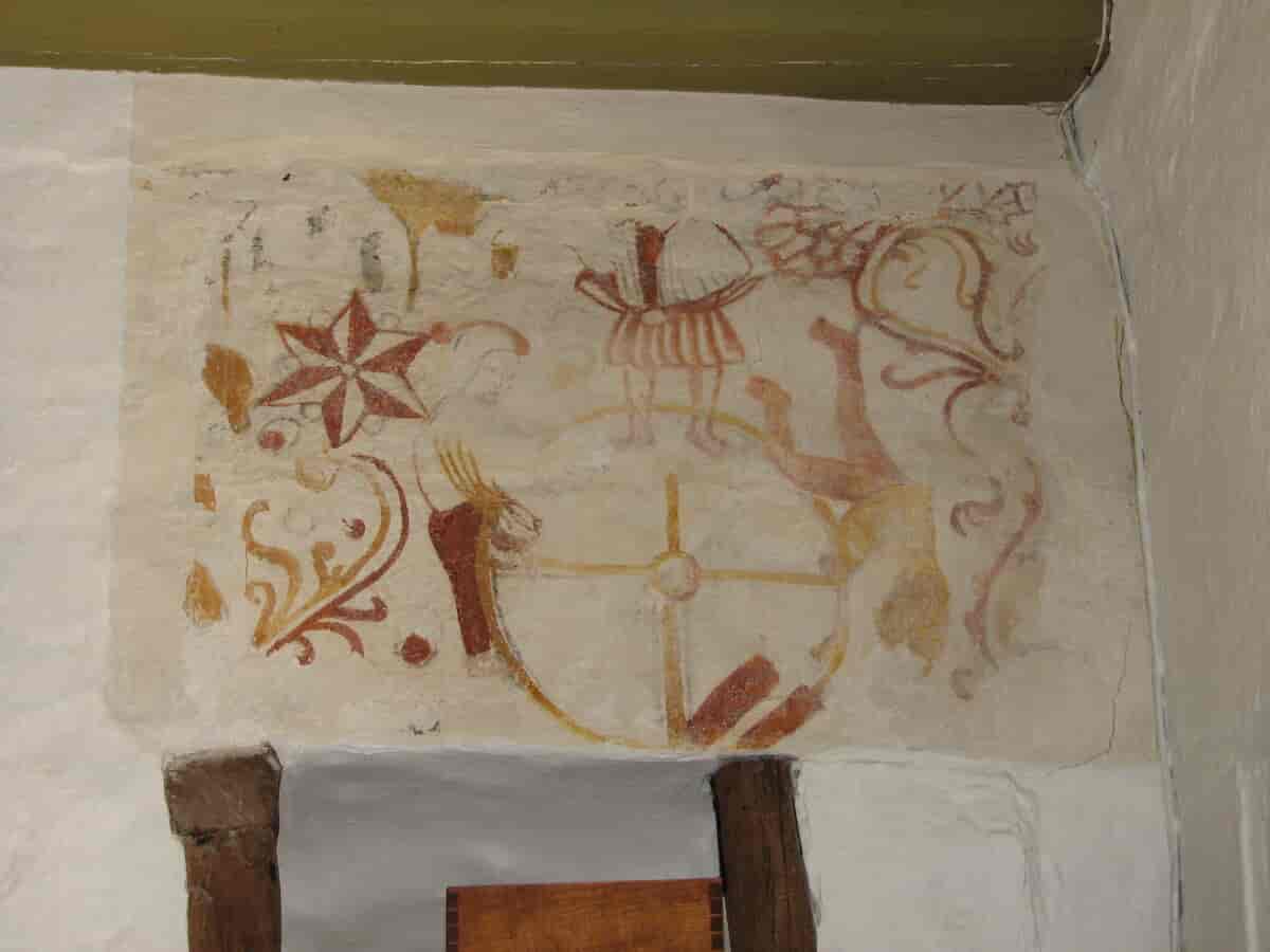 Kalkmalerier i Galtrup Kirke