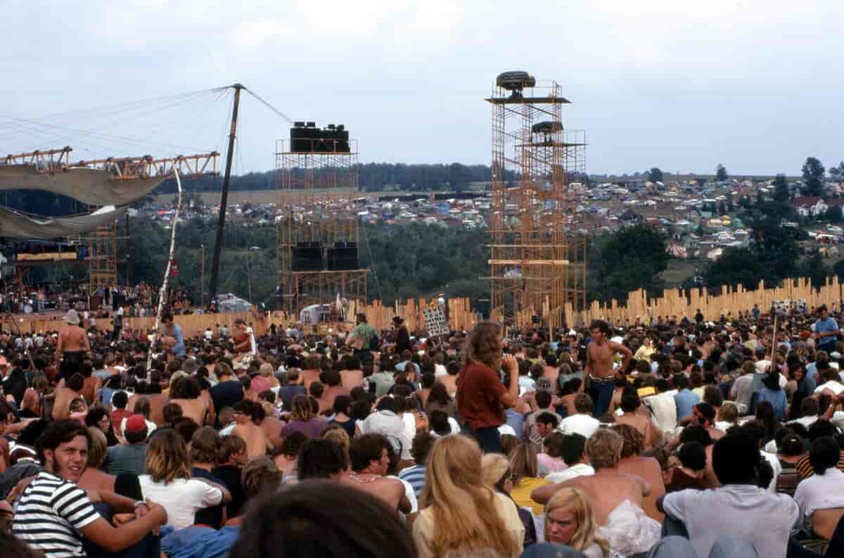 Woodstockfestivalen i 1969.