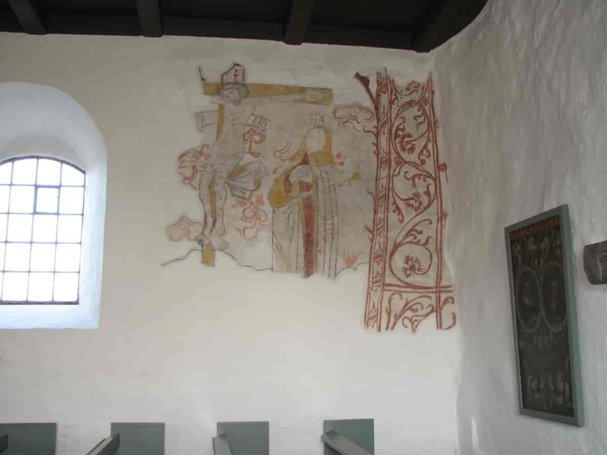 Kalkmalerier i Dragstrup Kirke