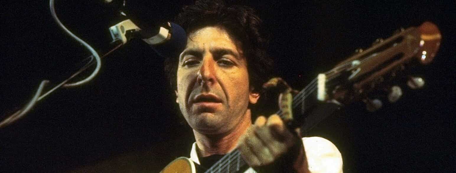 Leonard Cohen ved en koncert i Tivoli, København, 1976