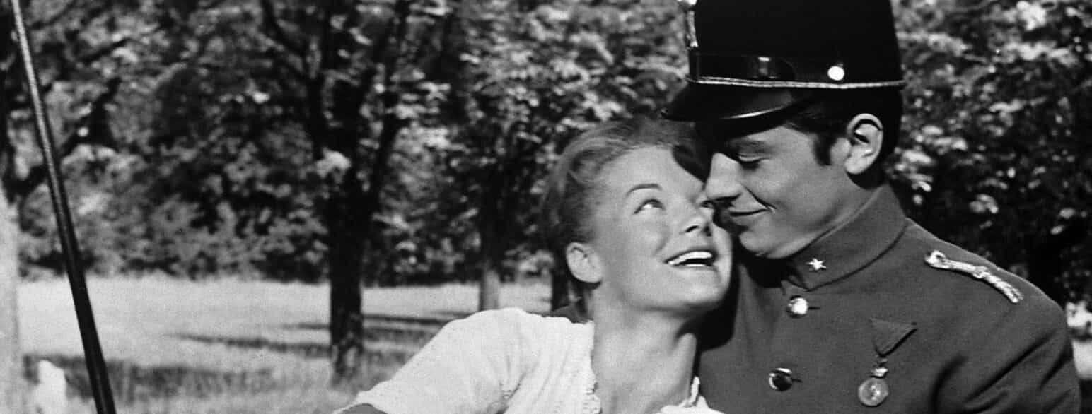 Romy Schneider og Alain Delon i filmen "Christine", 1958
