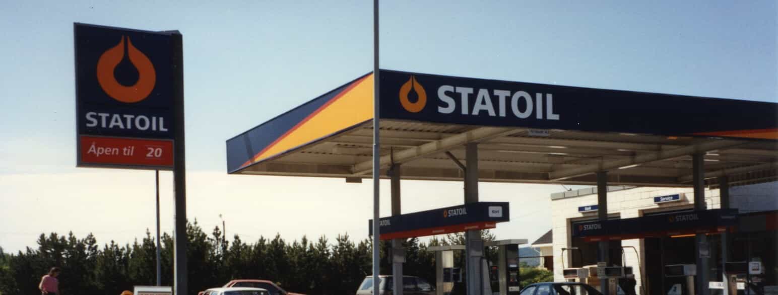 En norsk Statoil-benzinstation