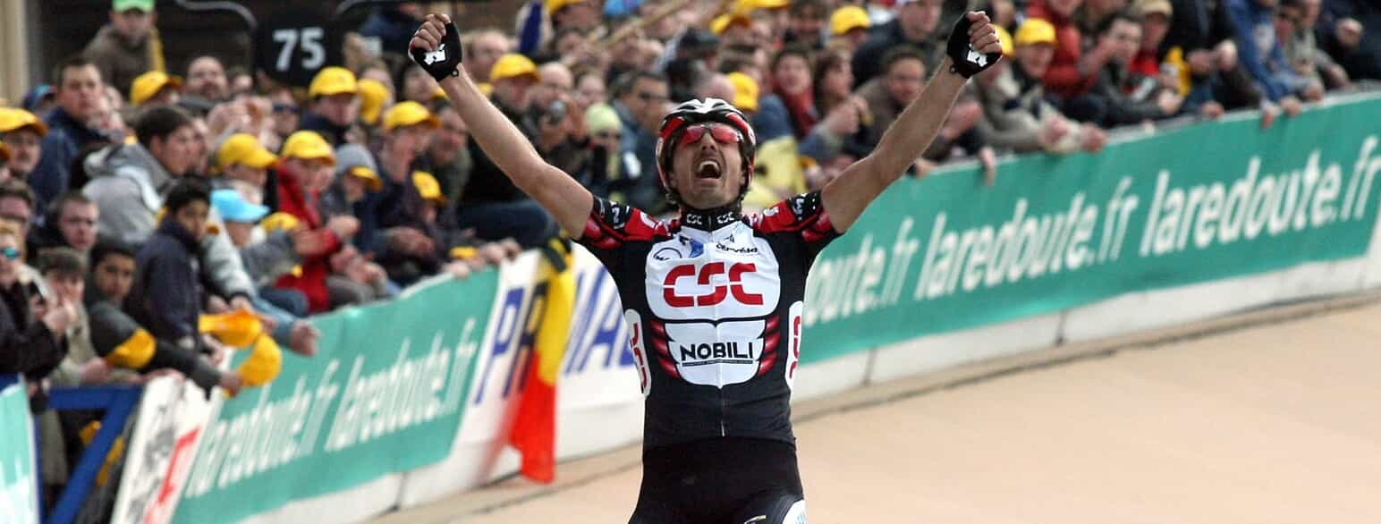Fabian Cancellara vinder Paris-Roubaix i 2006