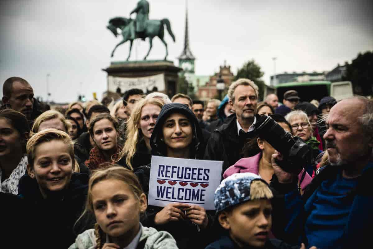 Demonstration foran Christiansborg
