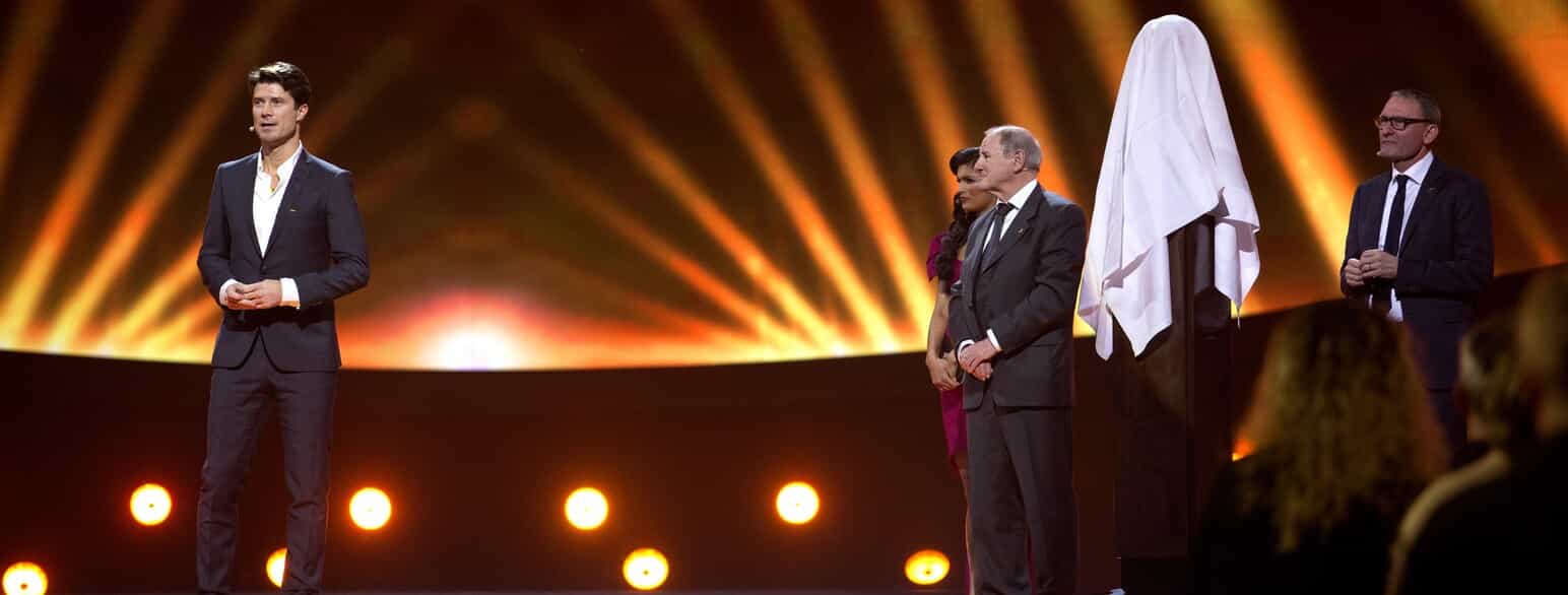 Brian Laudrup takker for optagelsen i Sportens Hall of Fame i 2014
