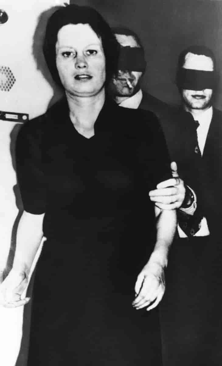 Ulrike Meinhof anholdes i 1972.