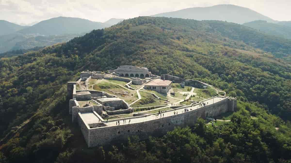 Fæstningen i Prizren, Kosovo.