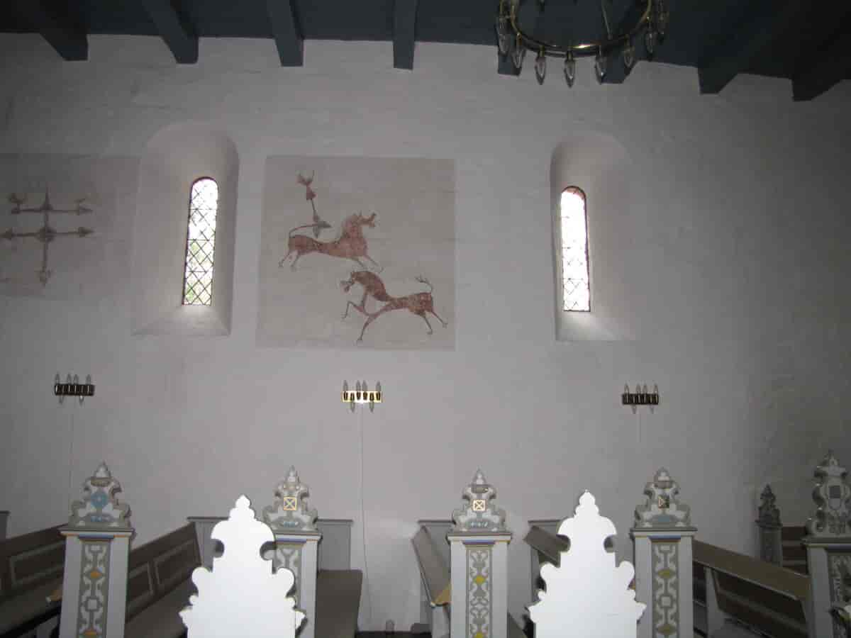 Kalkmalerier i Sønder Lem Kirke