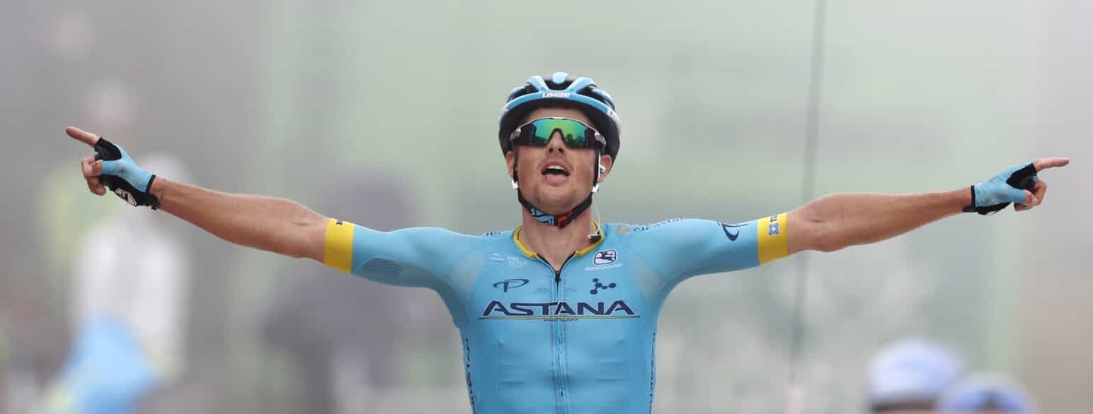 Jakob Fuglsang vinder 16. etape af Vuelta a Espania i 2019