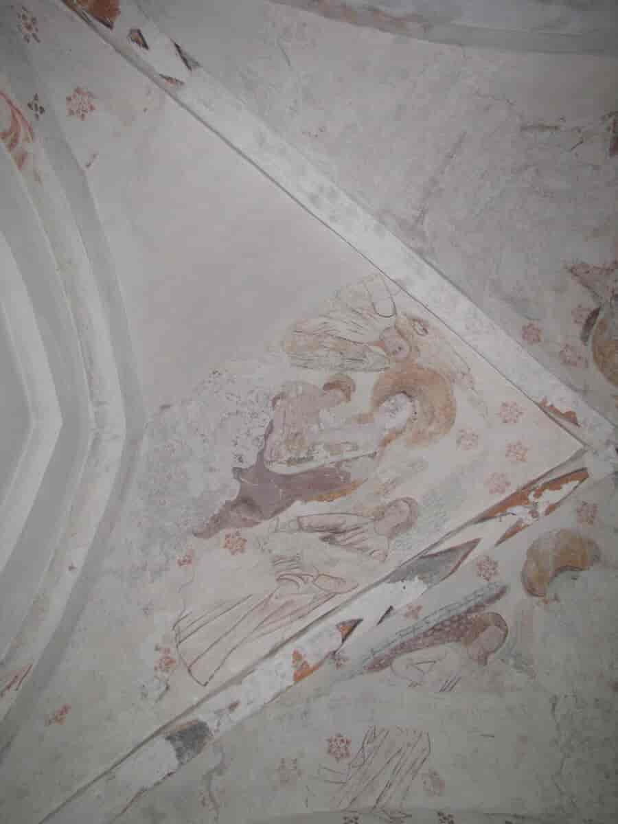Kalkmalerier i Lillerød Kirke