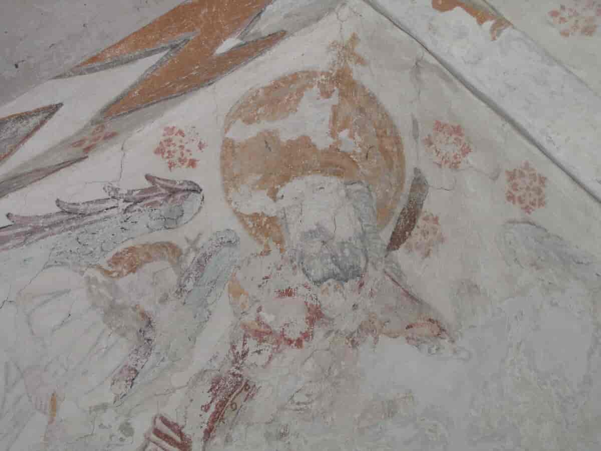 Kalkmalerier i Lillerød Kirke