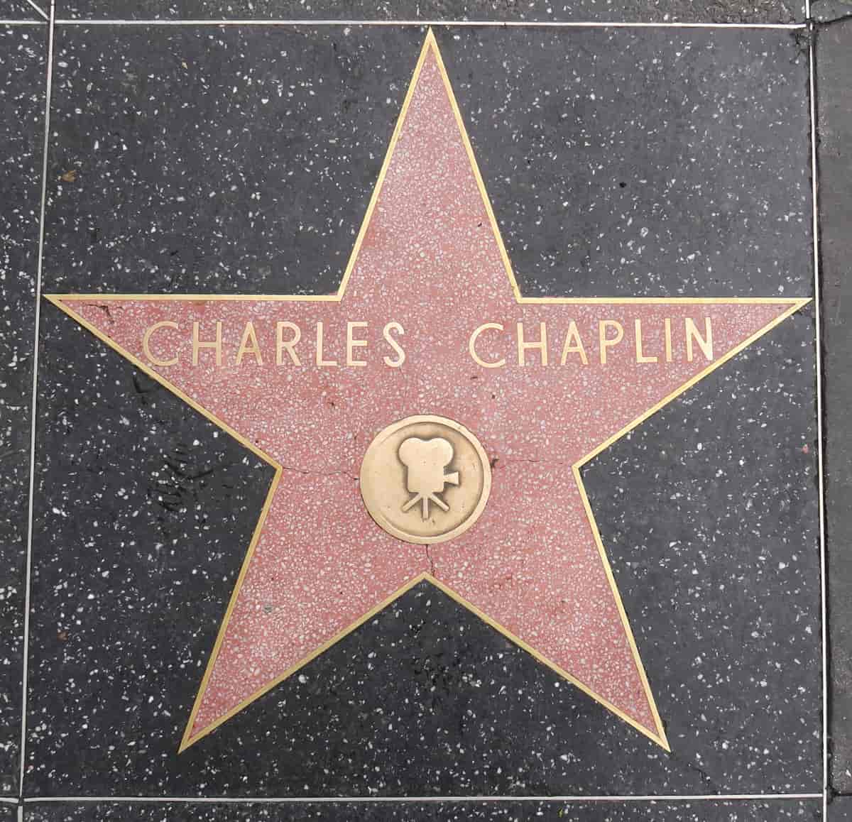 Charles Chaplins stjerne.
