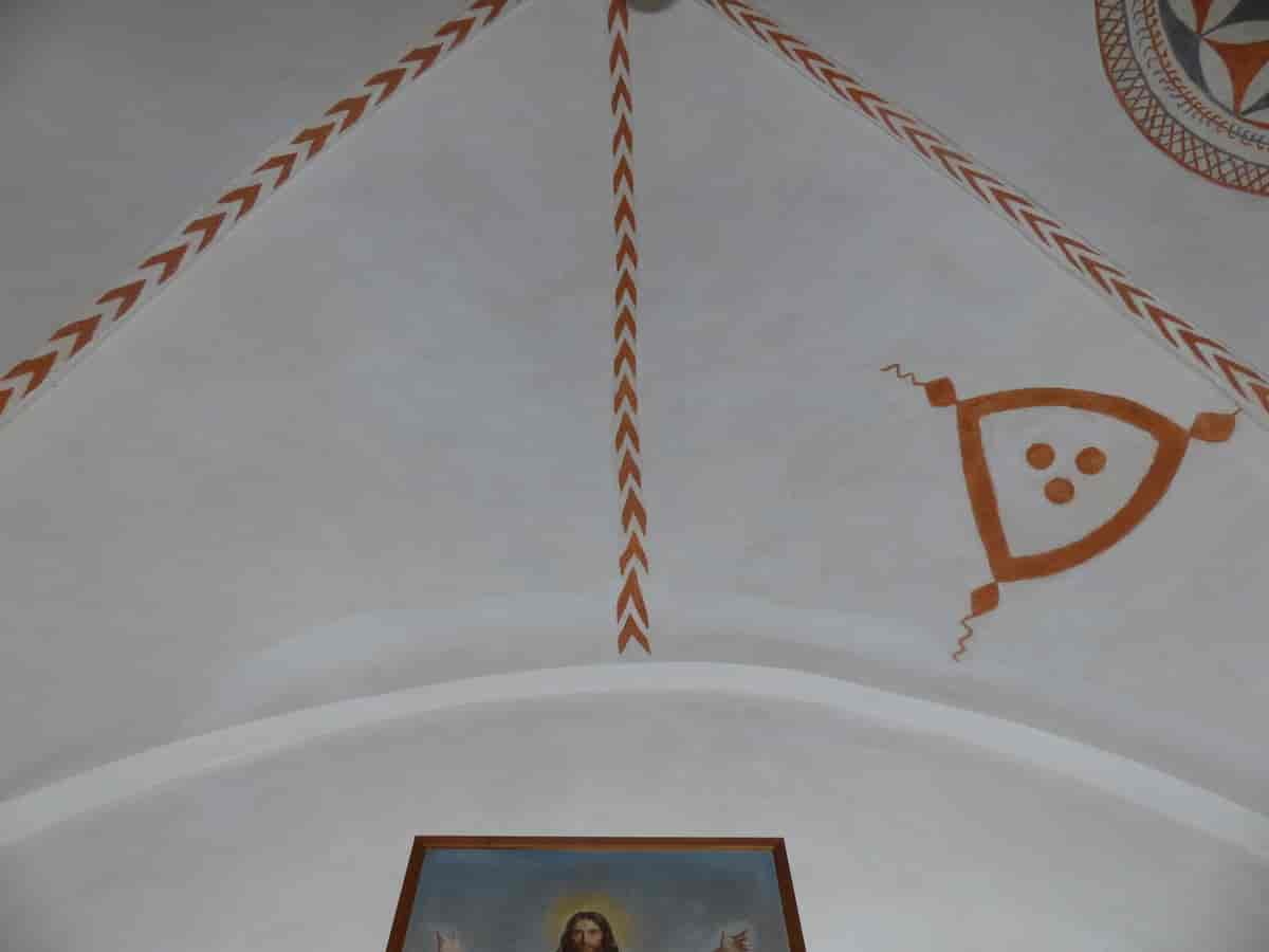 Kalkmalerier i Hemmet Kirke