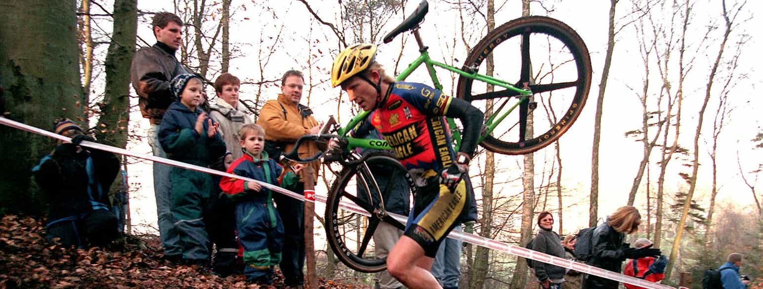 Henrik Djernis under DM i cykelcross i 1997