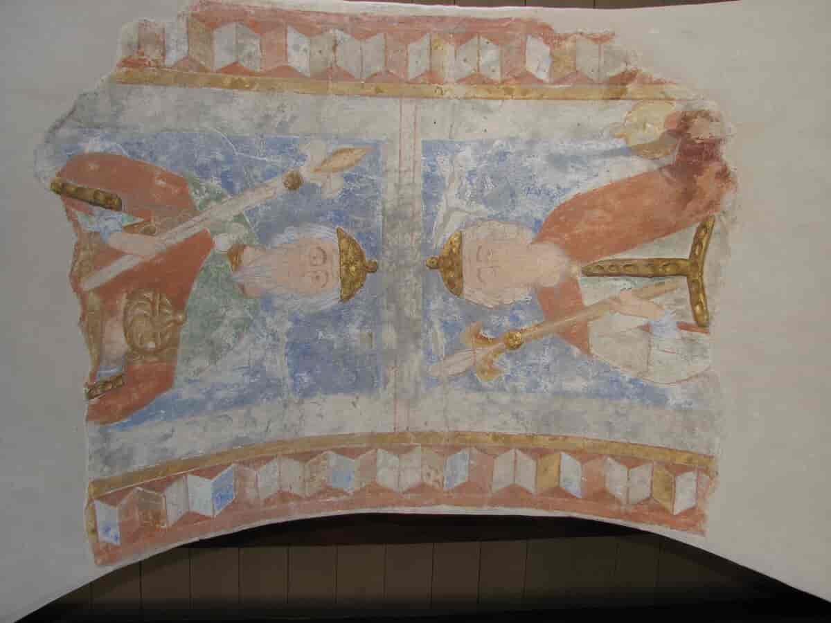 Kalkmalerier i Måløv Kirke