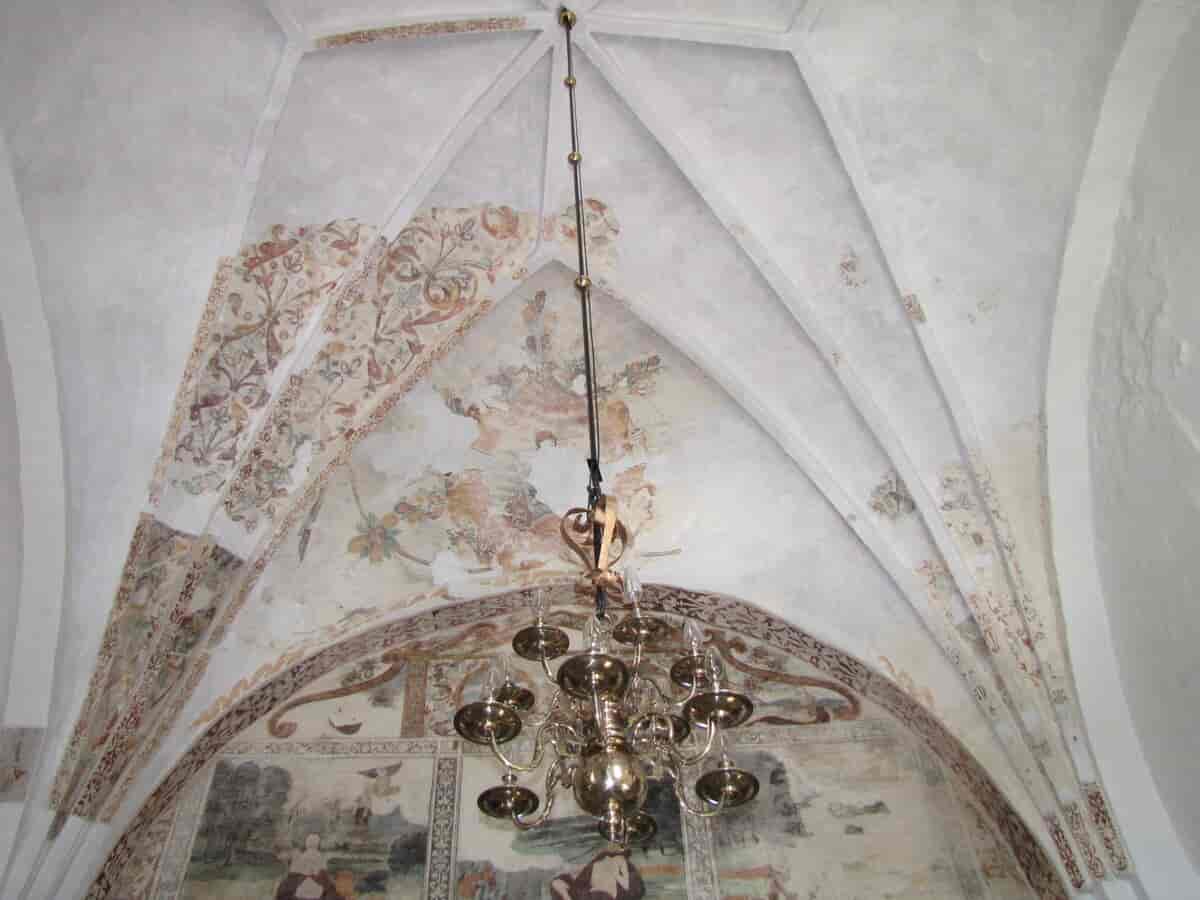 Kalkmalerier i Grinderslev Kirke