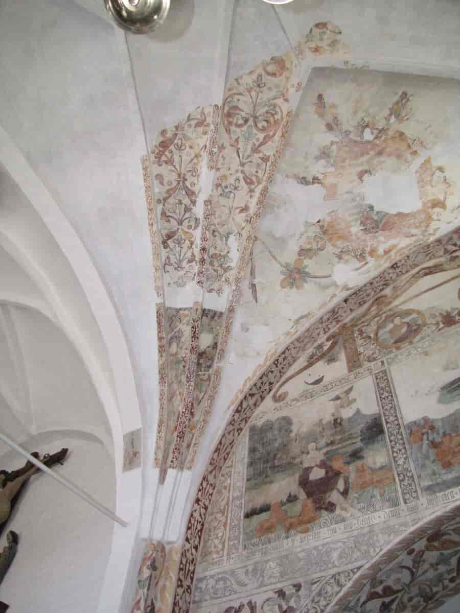 Kalkmalerier i Grinderslev Kirke