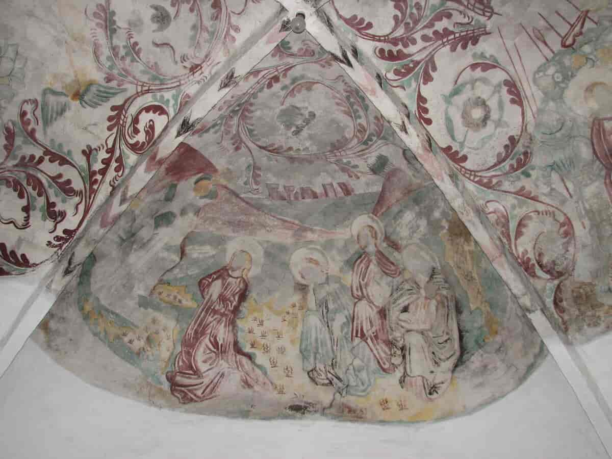 Kalkmalerier i Gierslev Kirke