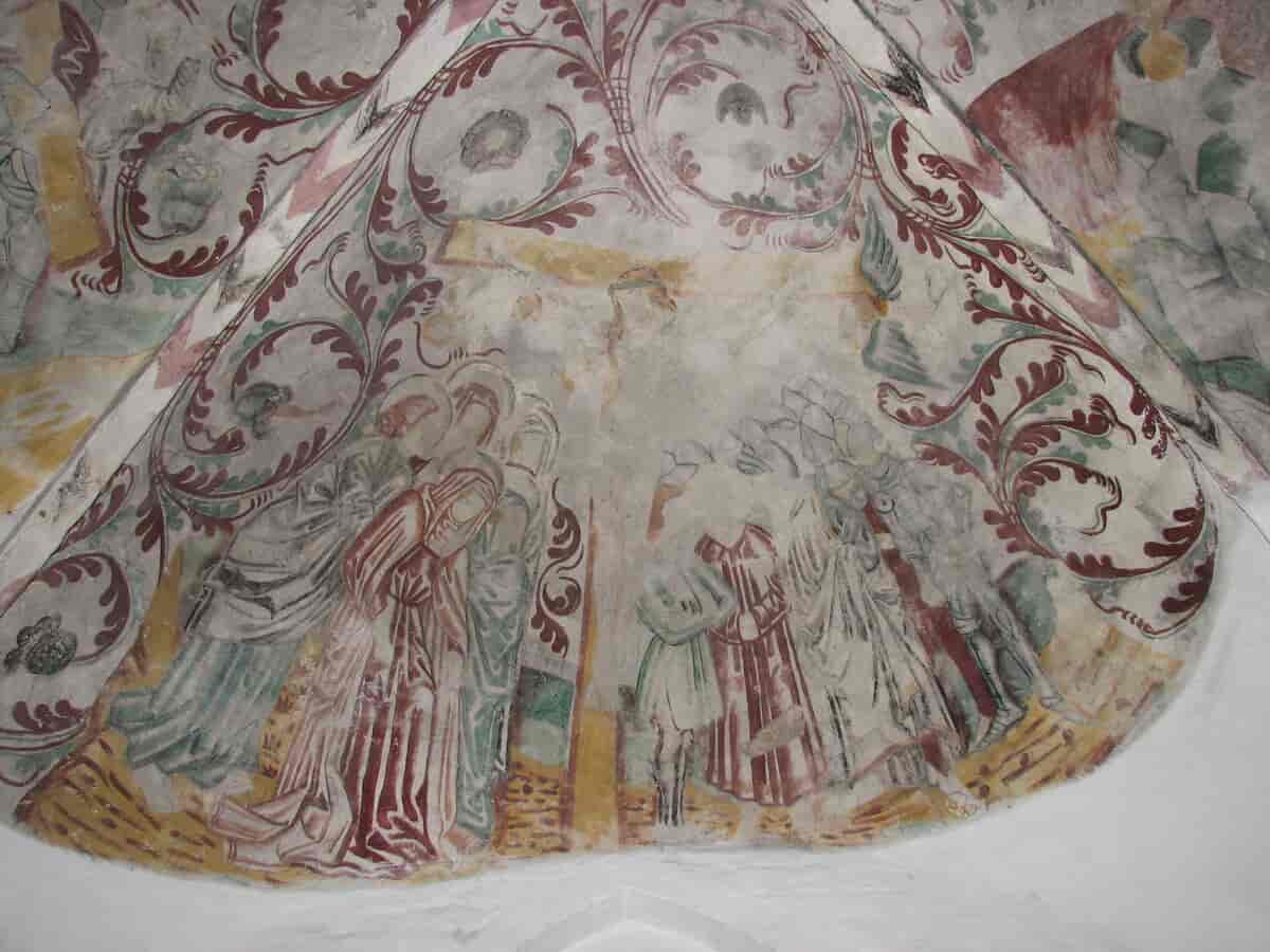 Kalkmalerier i Gierslev Kirke