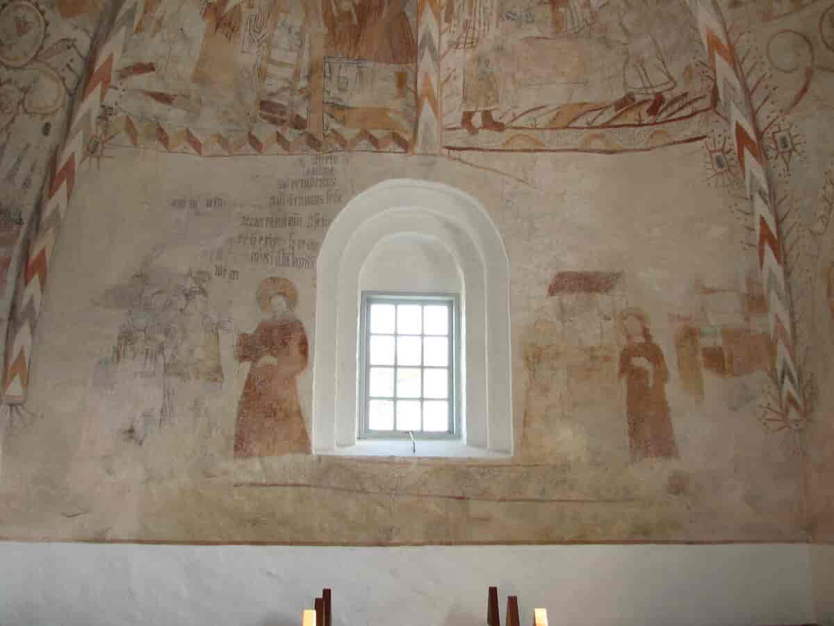 Kalkmalerier i Thorum Kirke