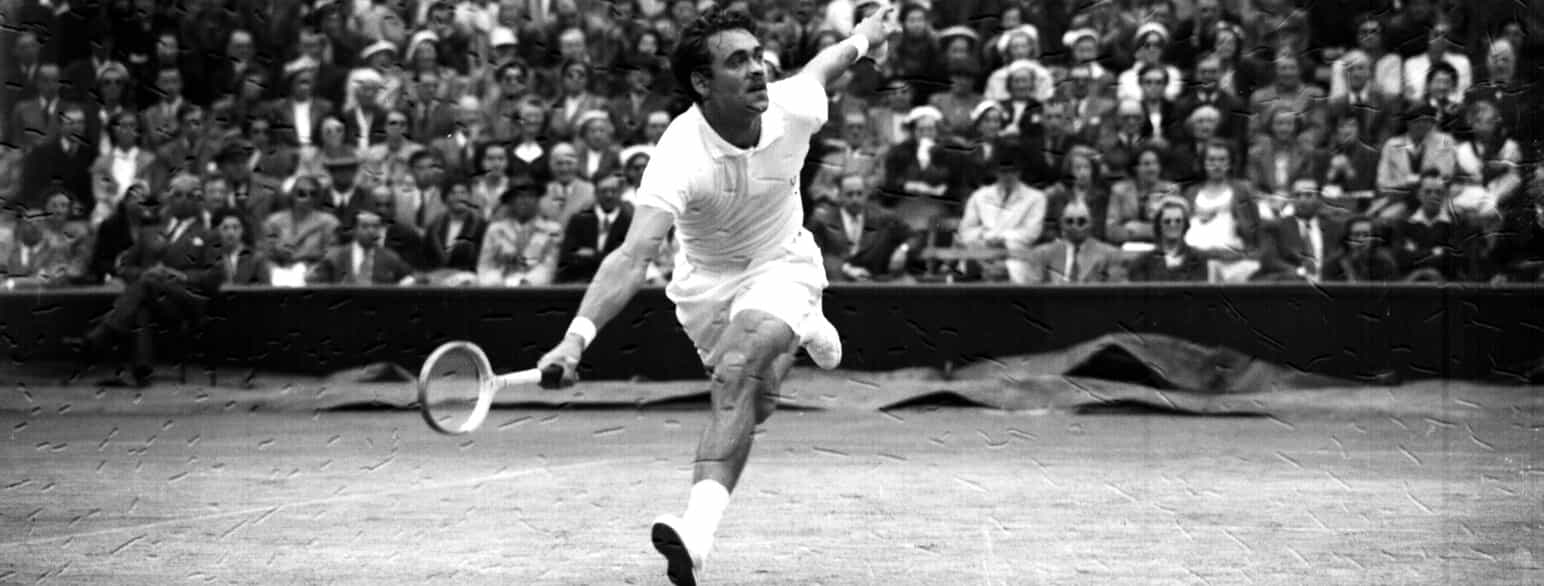 Kurt Nielsen i Wimbledon-finalen i 1953