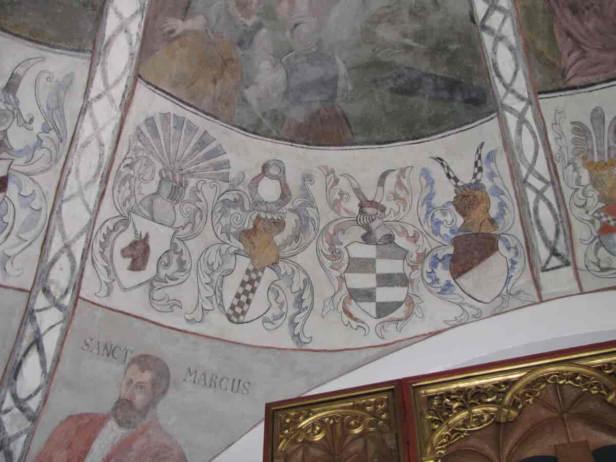 Kalkmalerier i Åsted Kirke